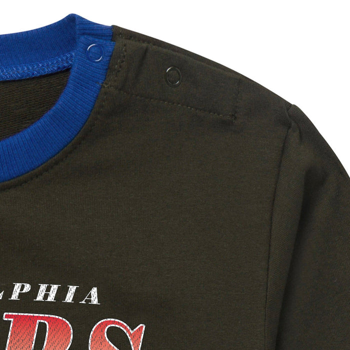 Baby Neutral Philadelphia Sixers Sweatshirt Bubble Romper Rompers Gerber®
