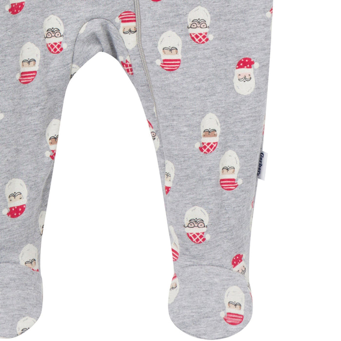 Baby Neutral Grey Heather Sleep 'N Play Sleepwear Gerber®