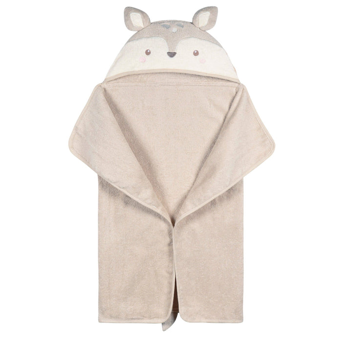 Baby Neutral Tan Baby Deer Character Towel Bath Gerber®