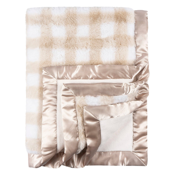 Baby Neutral Tan Plush Blanket Blankets Gerber®