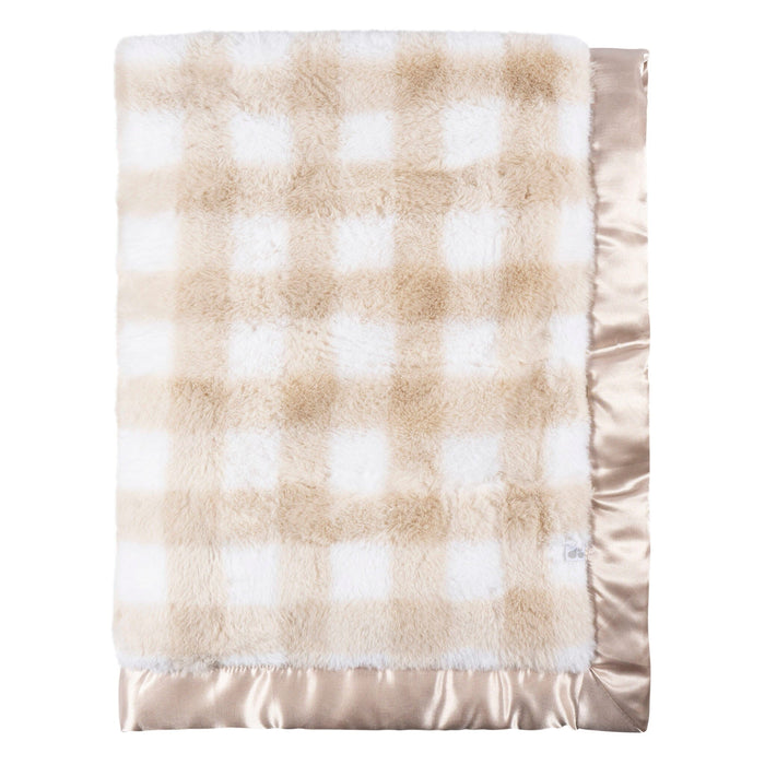 Baby Neutral Tan Plush Blanket Blankets Gerber®