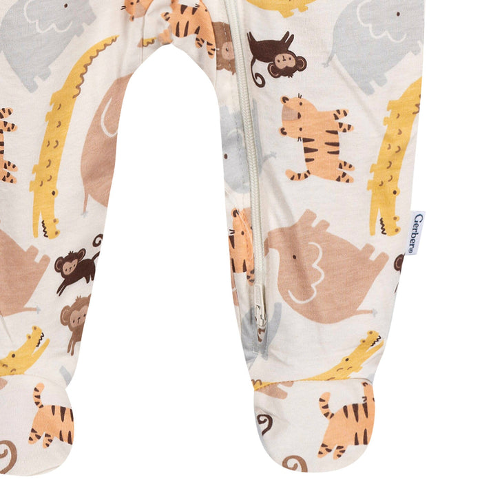 Baby Neutral Zoo Animals Sleep 'N Play Sleepwear Gerber®