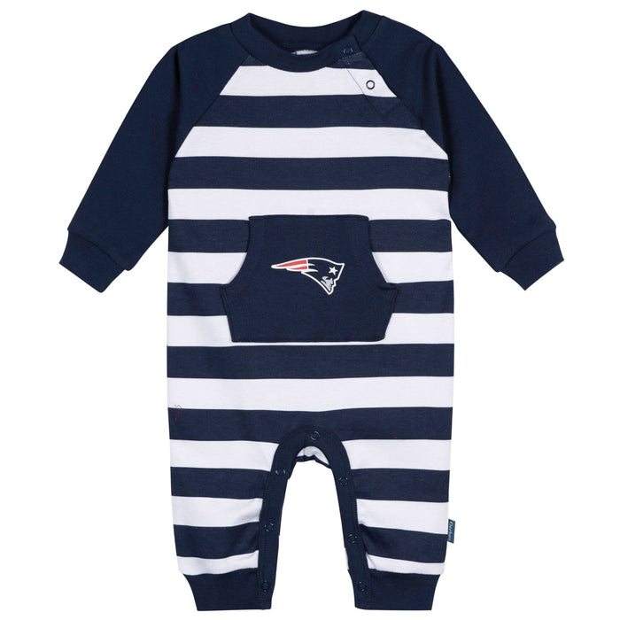 Baby New England Patriots Football Romper with Pocket NFL NFL