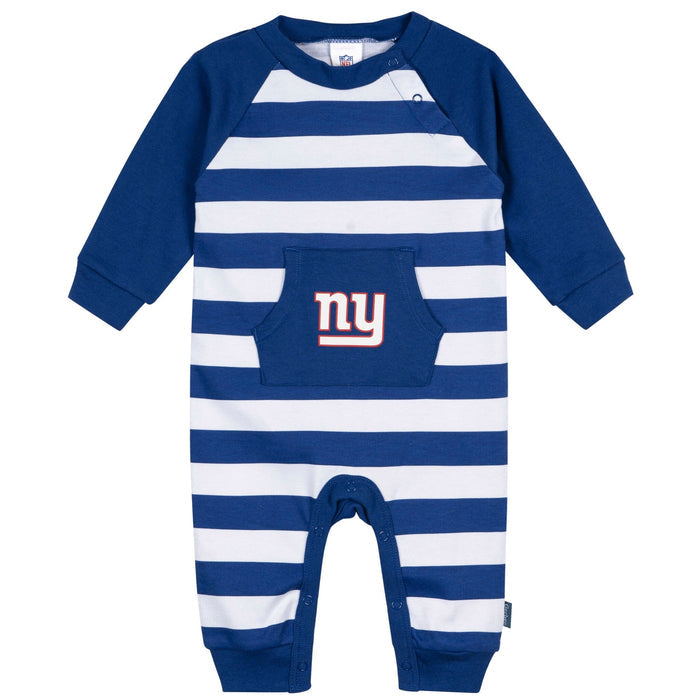 Baby New York Giants Football Romper with Pocket NFL NFL