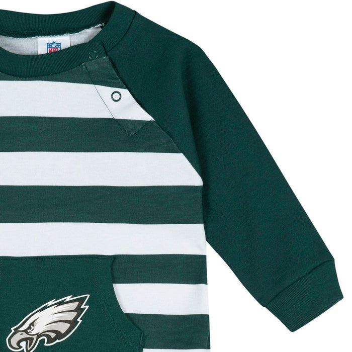 Baby Philadelphia Eagles Football Romper with Pocket NFL NFL