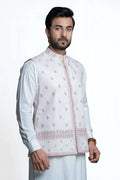 Baby Pink Waistcoat with Persian