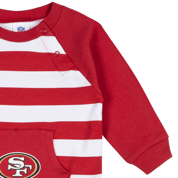 Baby San Francisco 49ers Football Romper with Pocket NFL NFL