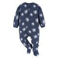 Baby & Toddler Boys Blue Snowflakes Footed Fleece Pajamas Sleepwear Gerber®