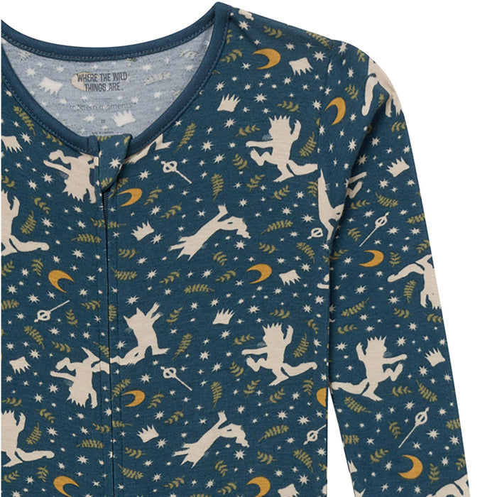 Baby & Toddler Boys Navy Where The Wild Things Are Footless Pajamas Sleepwear Modern Moments™ by Gerber®