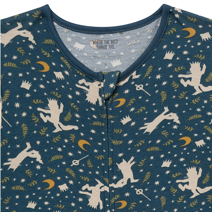 Baby & Toddler Boys Navy Where The Wild Things Are Footless Pajamas Sleepwear Modern Moments™ by Gerber®