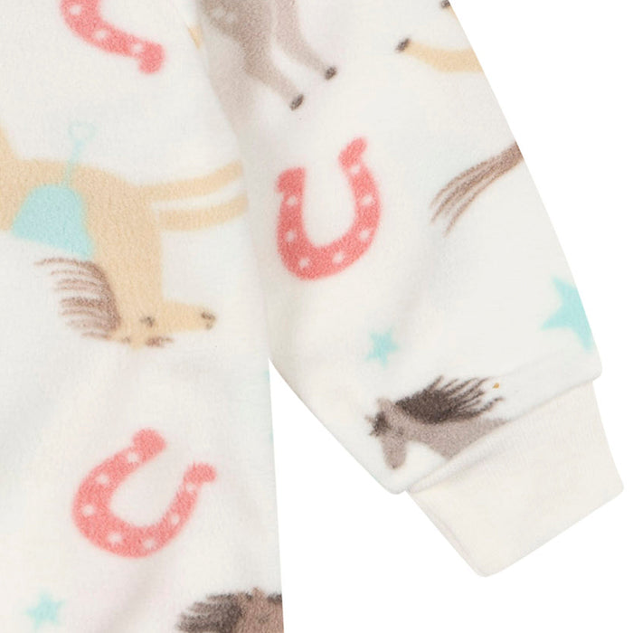 Baby & Toddler Girls Horses Footed Fleece Pajamas sleepwear Gerber®