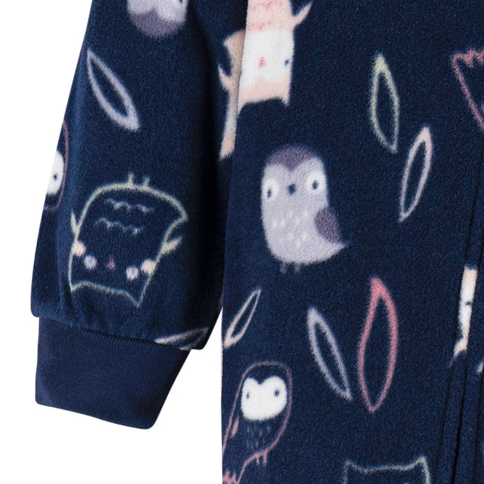 Baby & Toddler Girls Owls Footed Fleece Pajamas Sleepwear Gerber®