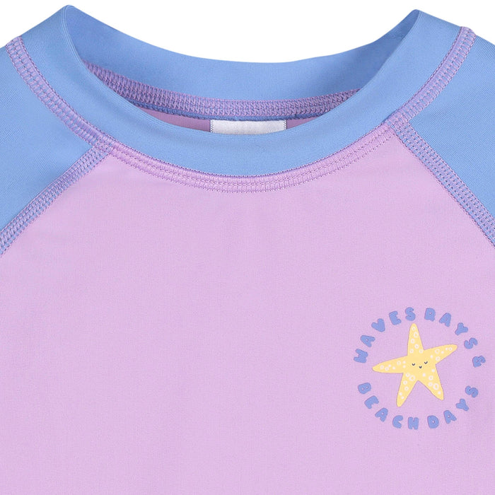 Baby & Toddler Girls Lavender Rashguard Top Swimwear Gerber®
