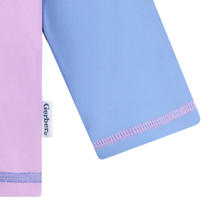 Baby & Toddler Girls Lavender Rashguard Top Swimwear Gerber®