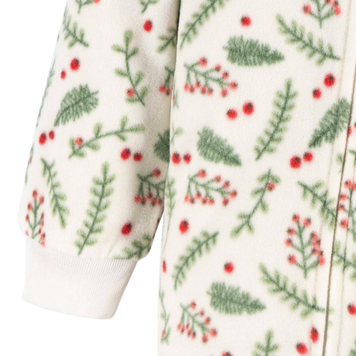 Baby & Toddler Neutral Mistletoe Footed Fleece Pajamas Sleepwear Gerber®