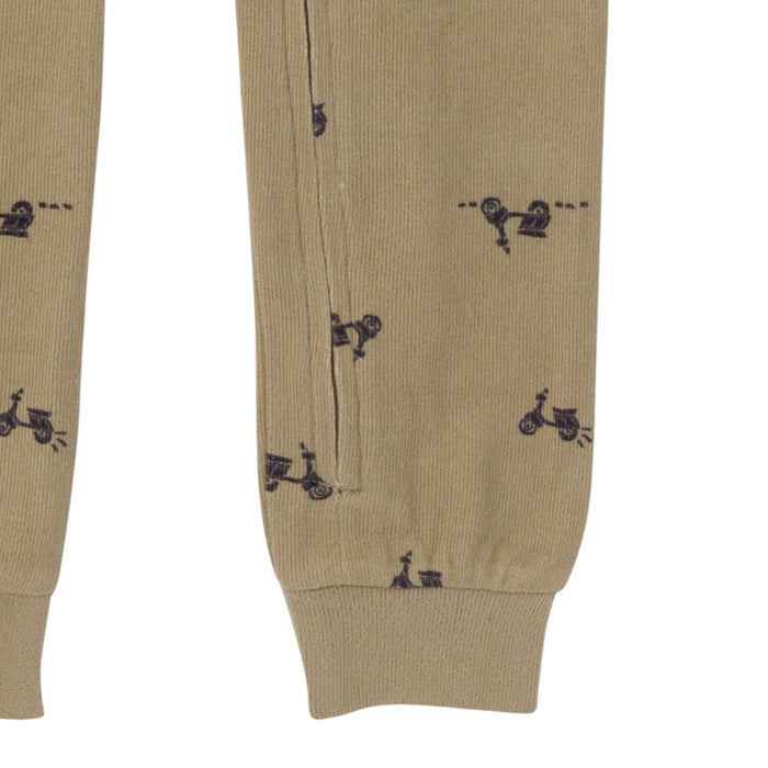Baby & Toddler Neutral Olive Scooters Snug Fit Footless Pajamas Sleepwear Modern Moments™ by Gerber®