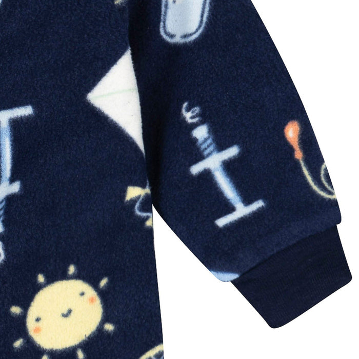 Baby & Toddler Neutral Playtime Footed Fleece Pajamas sleepwear Gerber®
