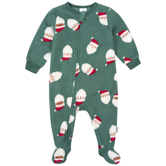 Baby & Toddler Neutral Santas Footed Fleece Pajamas sleepwear Gerber®