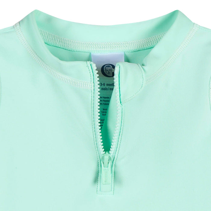 Baby & Toddler Neutral Green Rashguard Top Swimwear Gerber®