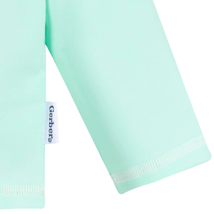 Baby & Toddler Neutral Green Rashguard Top Swimwear Gerber®