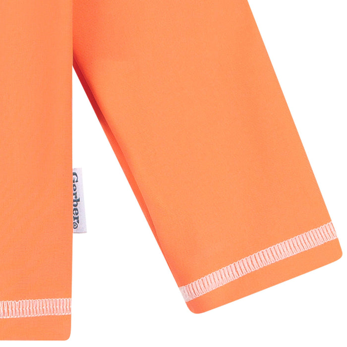 Baby & Toddler Neutral Orange Rashguard Top Swimwear Gerber®