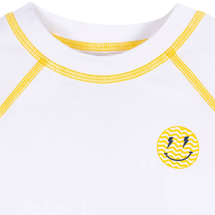 Baby & Toddler Neutral White Rashguard Top Swimwear Gerber®