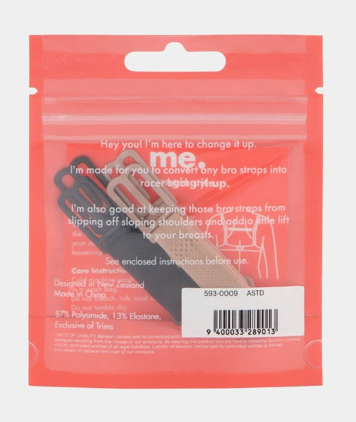 Bendon Cross Back Strap Converter 2 Pack - Assorted