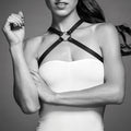 Bijoux Indiscrets Maze Chest Harness - Lingerie Collection Intimates Adult Boutique