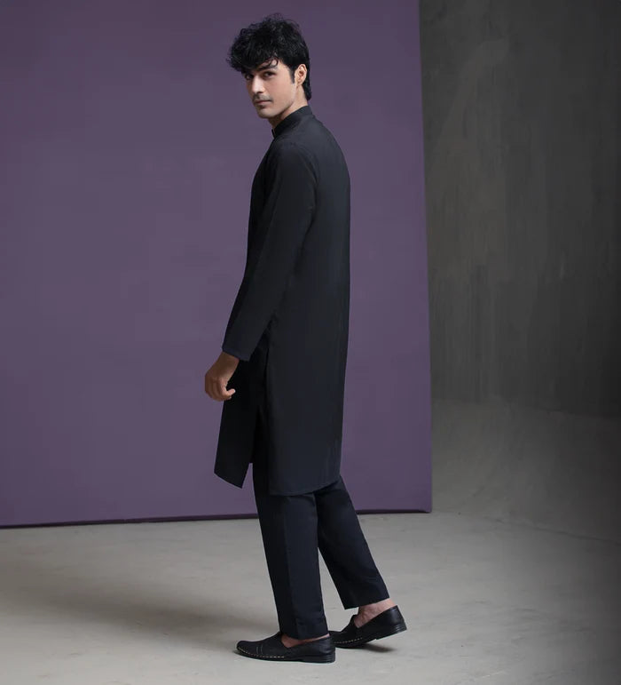 Black Cotton Jacquard 2.0
