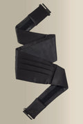 Black Silk Satin Cummerbund