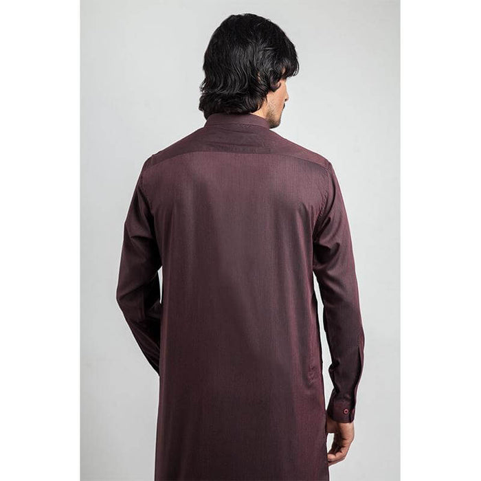 Blood Maroon Kurta and Pyjama Set