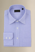 Blue Seersucker Popover Shirt