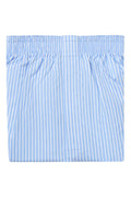 Blue & White Pencil Stripe Cotton Boxer Shorts