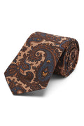 Blue & Yellow Paisley Silk Tie