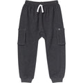 Baby Boys Charcoal Gray Sweatpant With Cargo Pockets Pants & Bottoms Modern Moments™ by Gerber®