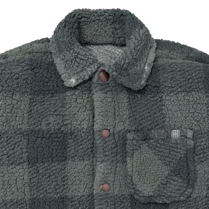 Baby Boys Green Plaid Sherpa Jacket Outerwear Gerber®