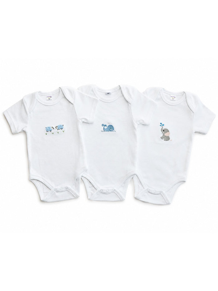 Boys’ Onesie Bundle | 3-Pack Short Sleeve