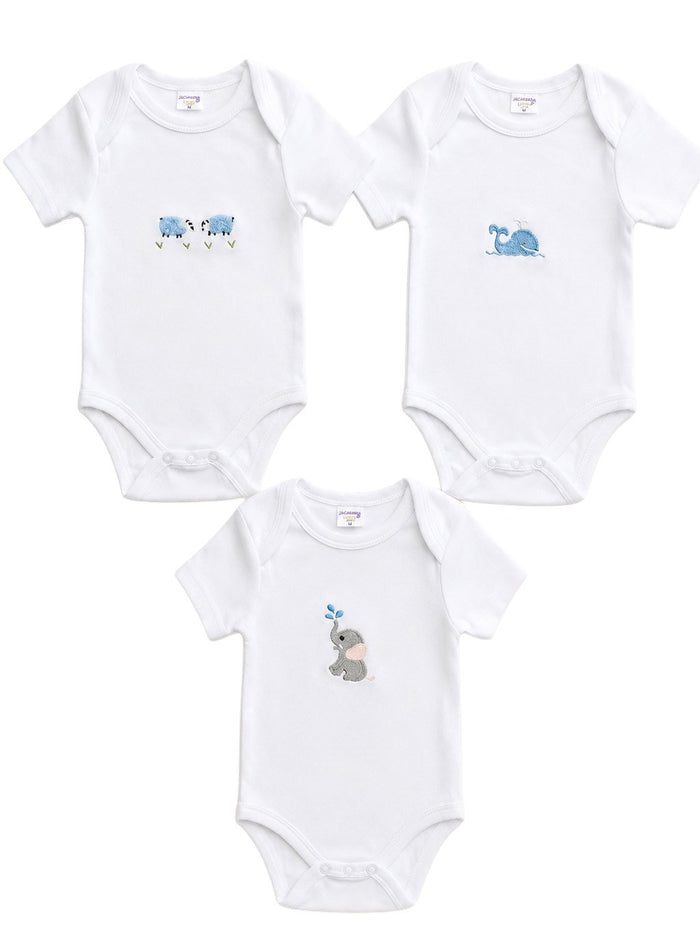 Boys’ Onesie Bundle | 3-Pack Short Sleeve