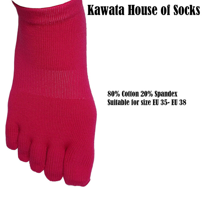 Bright Colours Anti Slip Ankle Toe Socks - Kawata House of Socks