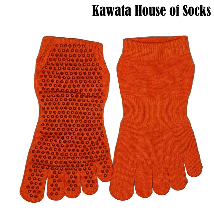 Bright Colours Anti Slip Ankle Toe Socks - Kawata House of Socks