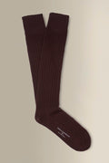 Brown Long Heavyweight Cashmere Lounge Socks