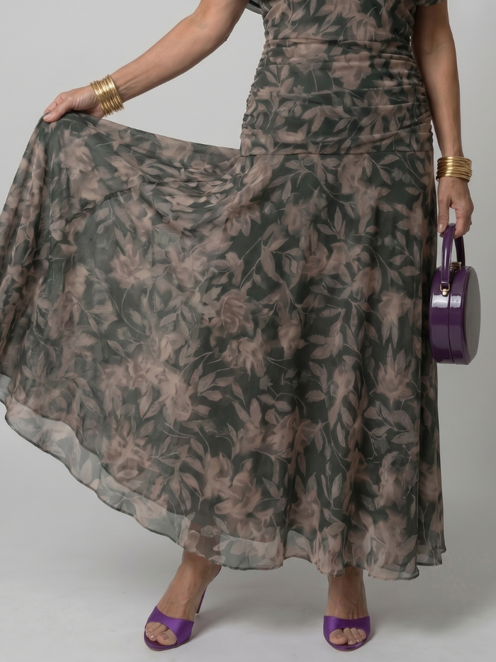 Calen – Women's Off Shoulder Midi Dress | Huna