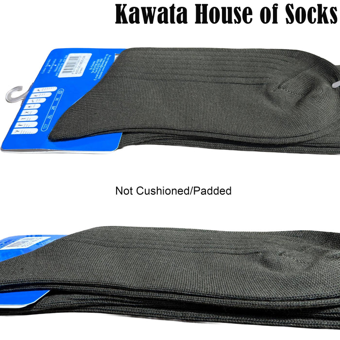 Calf High Length Long Ribbed Cotton Socks EU39-EU44
