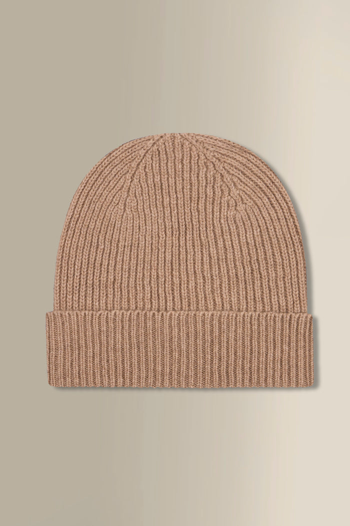 Camel Cashmere Beanie