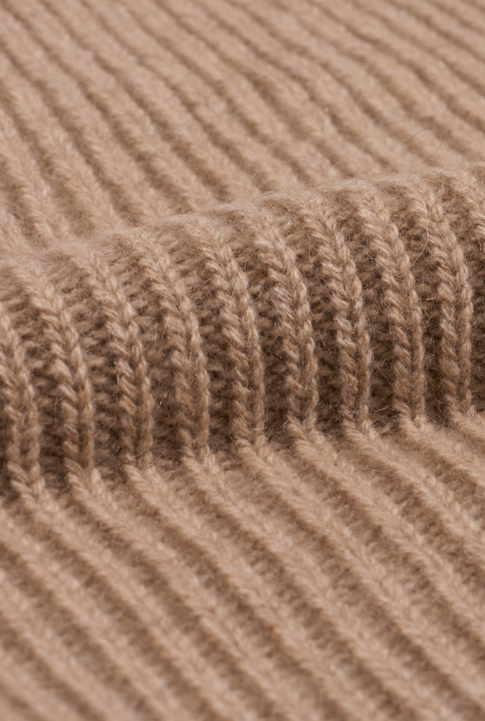 Camel Cashmere Beanie