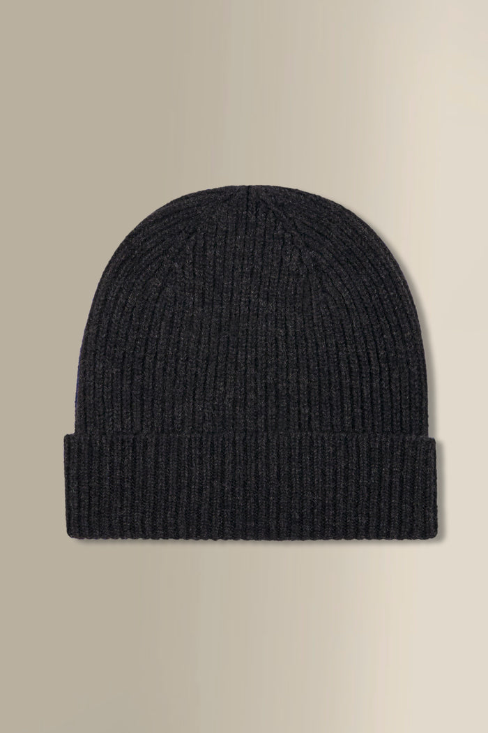 Charcoal Cashmere Beanie