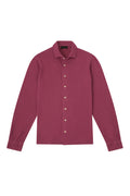 Cherry Long Sleeve Piqué Cotton Shirt