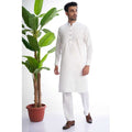 Classic White Kurta Pyjama for Mens
