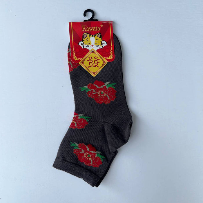 CNY Quarter Floweries Socks