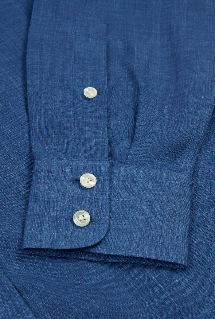 Cobalt Linen Salcombe Shirt